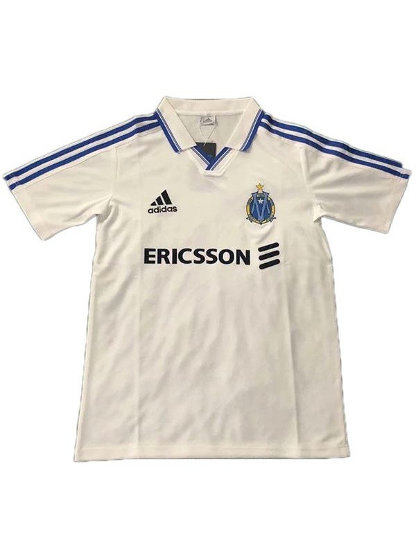 Olympique de Marseille home retro soccer jersey maillot match men's 1st sportwear football shirt 1999-2000